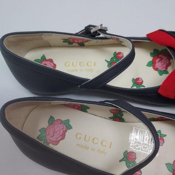 Gucci Mary Jane Bow Buckle Shoe - Picture 8 of 9